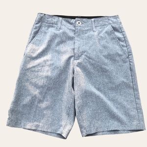 Volcom surf n’ Turf shorts size large 28 Gray 4 way stretch, Five pocket